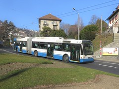 Bus et Trolleybus Vevey Montreux Chillon Villeneuve (Suisse)