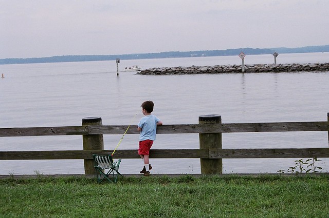 Fishing is a popular past time at Leesylvania State Park