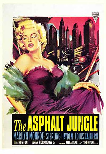 The Asphalt Jungle Marilyn Monroe Movie Poster