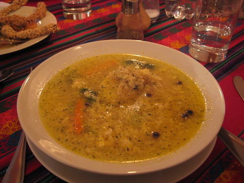Delicious quinoa soup