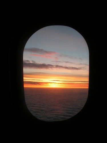 Airplane Window As Frame by Lanamaniac