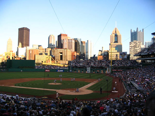 Pittsburgh Skyline over Right Field