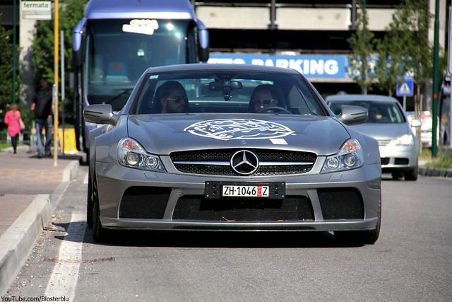 A rare SL65 BS photographed during the Gumball 3000 2011 in Venice
