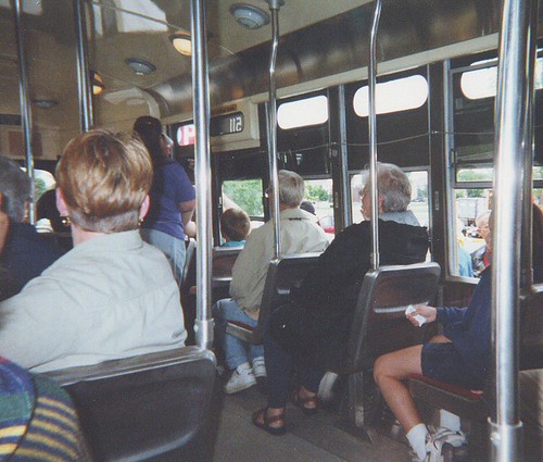 Interior view of a Kenosha Wisconsin ex Toronto transit Commision streetcar. by Eddie from Chicago