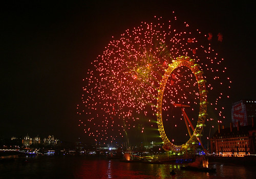 london eye: new year 2007/8