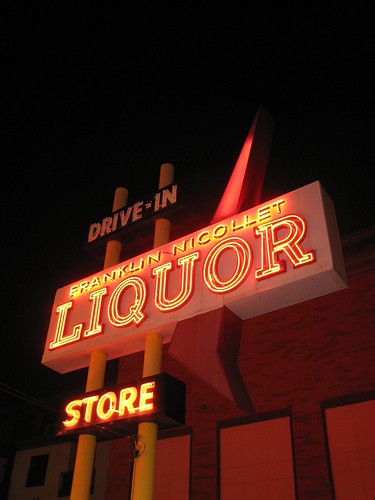 Awesome liquor store in Minneapolis, Minnesota.