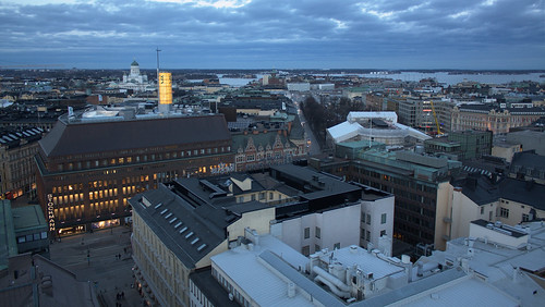 Anochecer en Helsinki