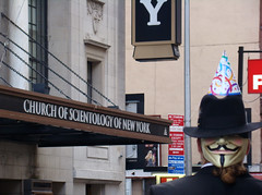 Anti-Scientology Rally. March 15th, 2008, New York City