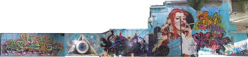 GRAFFITI: Paseos artístico-graffiteros en Mar del Plata. Diagonal Antonio Álvarez.