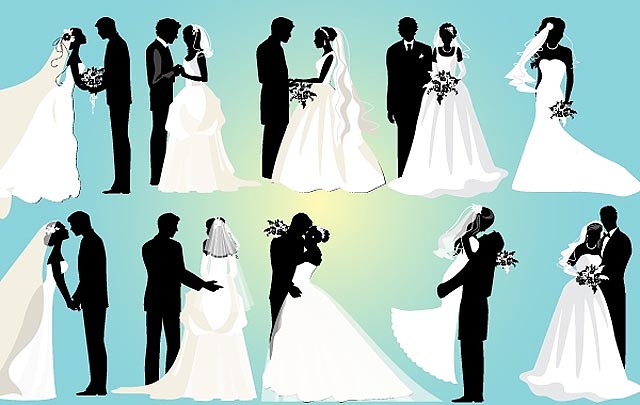 Marriage Couple Black and White Pack fresh best free vector packs kits