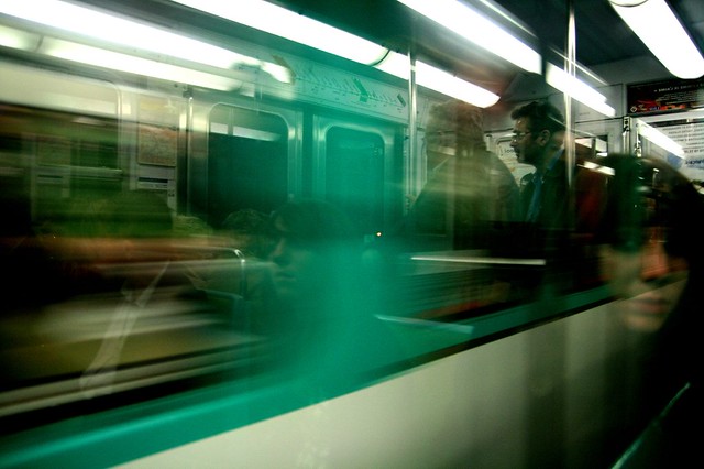 Ghost in the train