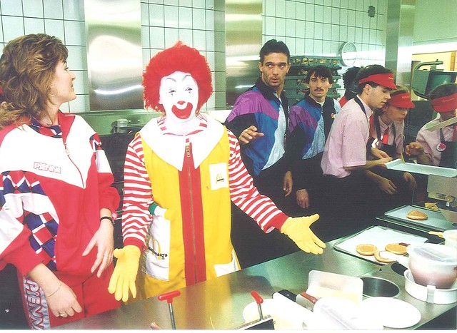 Ronald McDonald a konyhában