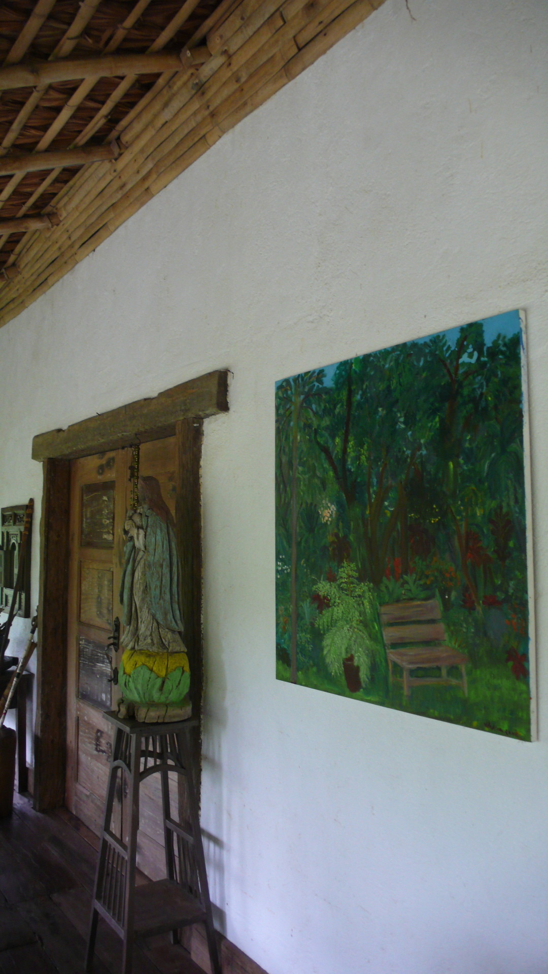 One of her paintings