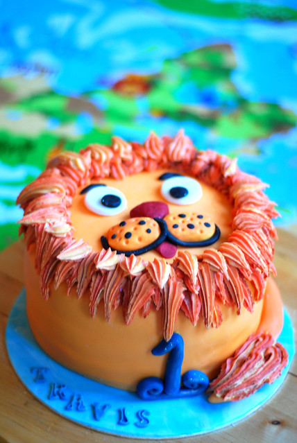 Lion Birthday Cake