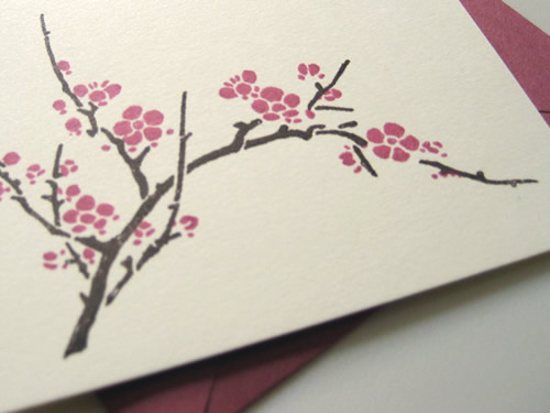 cherry blossom wedding invitation a high school friend is getting married