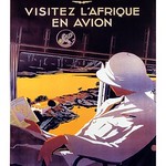 air-afrique-air-travel-poster-1930s