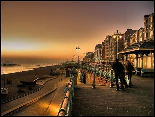 Sunset Seafront, Brighton February 18 by BoblyP