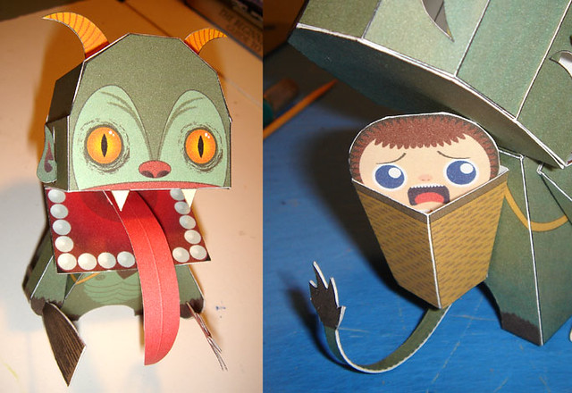 Squealer Paper Toy