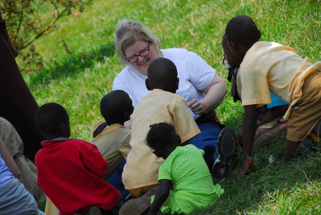 Sophie And Kids in Uganda