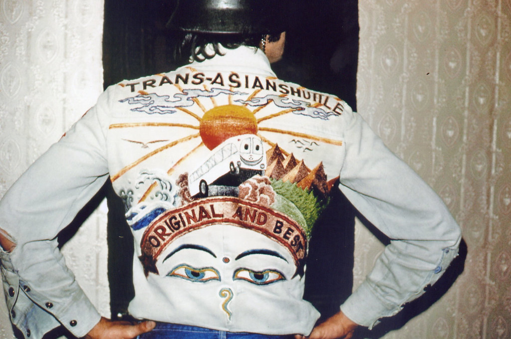 Shirt embroidered by Hamid in Kathmandu