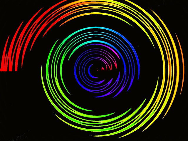 Rainbow spiral