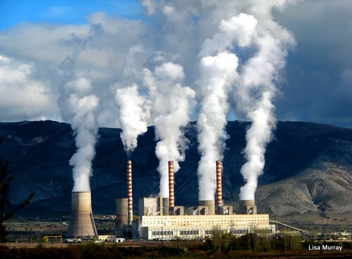 Electricity power plant, Kozani, Greece