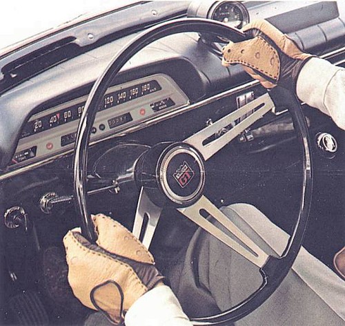 volvo 123 GT steering wheel 1966