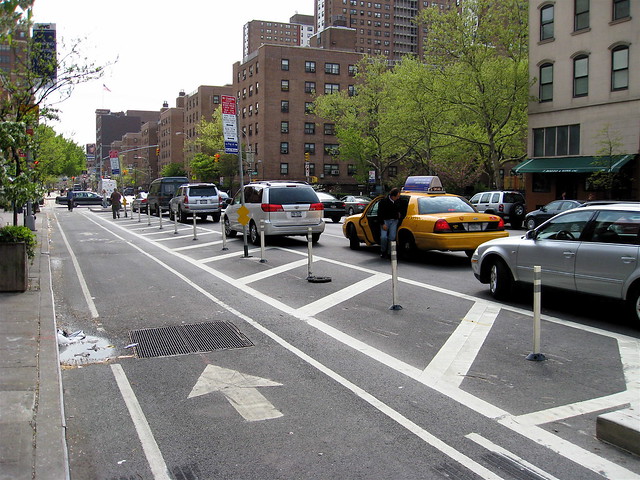9th Avenue Cycle Track Parking