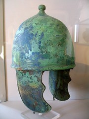 Montefortino-type helmets