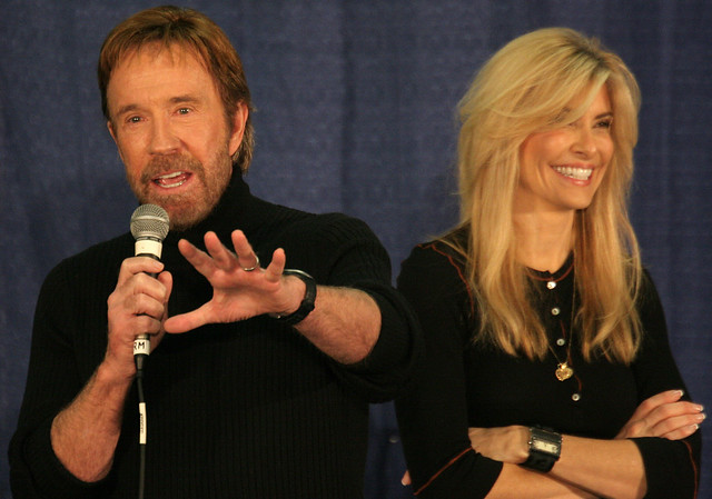 Image result for chuck norris and gena o'kelley