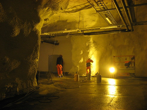 Construction of the
Inside of the Svalbard Global Seed Vault