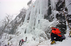 Ice climbing in upstate NY, Feb 2002