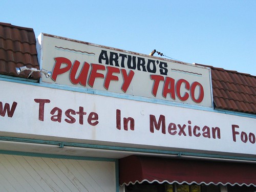 Lunch at Arturo's Puffy Taco