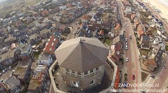 Drone vlucht over de watertoren in Zandvoort