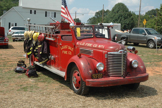 1948 International Darley KB6 fire truck This truck served the town of