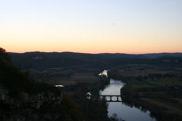 Coucher du soleil à la Dordogne