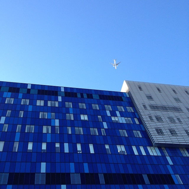 Beautiful blues as I leave work this morning #London #goodmorning #sunshine #blue #nofilter