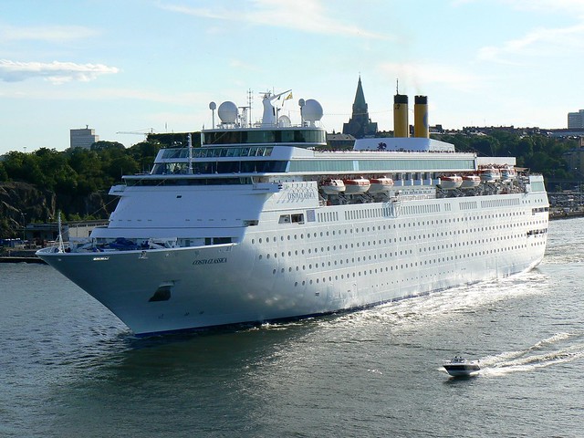 Costa Classica cruise ship in Stockholm