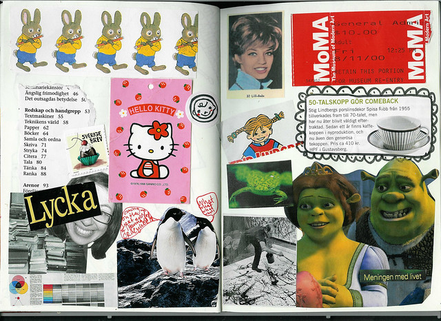 Diary Collage of Lycka - Happiness