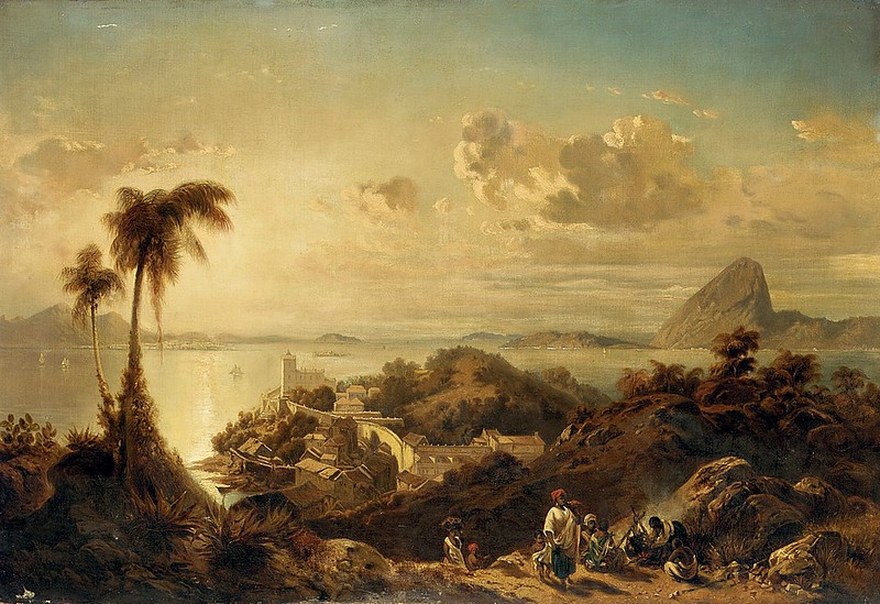 Eduard Hildebrandt - A Glória, Rio de Janeiro (c.1846)