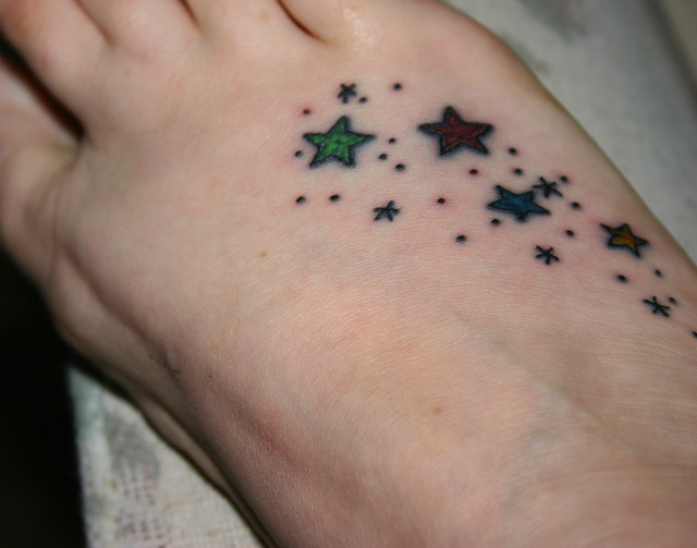 star foot tattoomy first one this is my first tattoo i love it i 