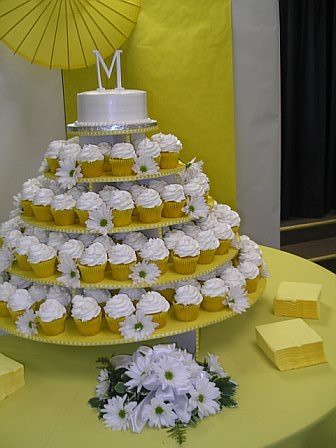 We had a cupcake tower instead of a traditional wedding cake