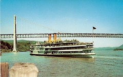 Hudson River Day Line Steamer Original Postcard Sold On Boat