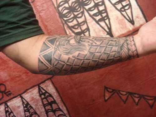 Samoan Tattoo Fore arm sleeve i got in San Diego