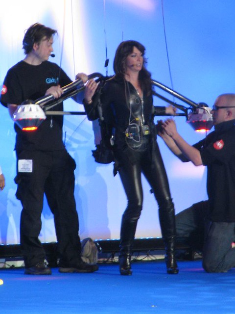Suzi Perry in Leather Catsuit Oh God