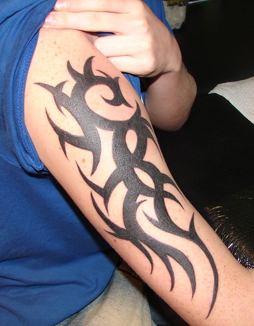 tribal arm tattoos