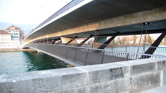 New footbridge by the Röti bridge in Solothurn