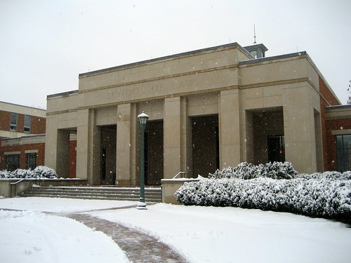 Snow at UVA Law 2008