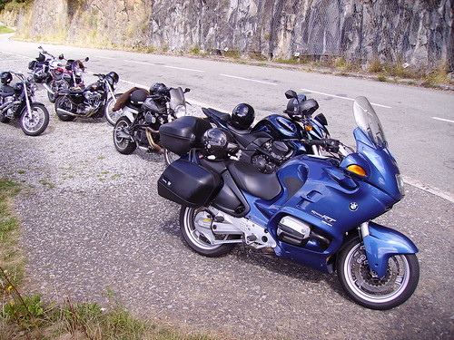 Motos pour une balade en Auvergne