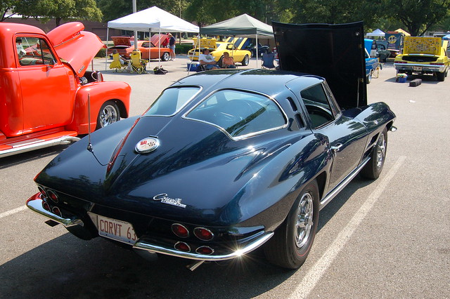 1963 Chevrolet Corvette Stingray Split Window Coupe with a 327 in Midnight